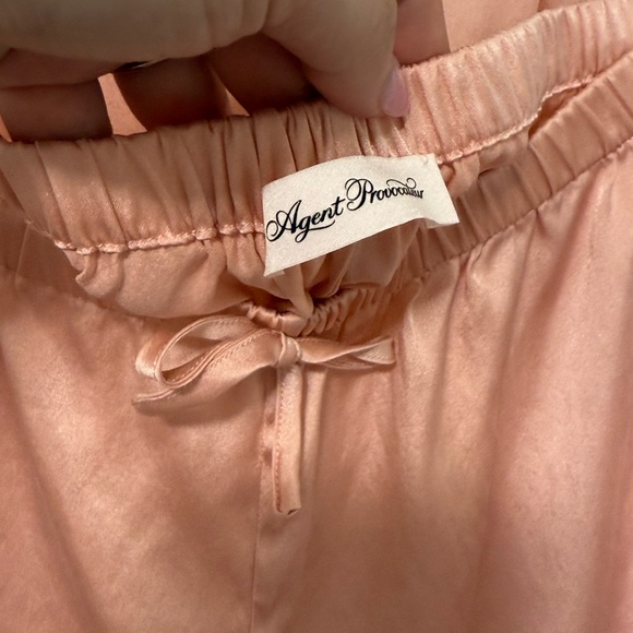 Agent Provocateur Arlette Silk Camisole Pajama Set, UK16/US12, Blush, Worn Once - Picture 11 of 16